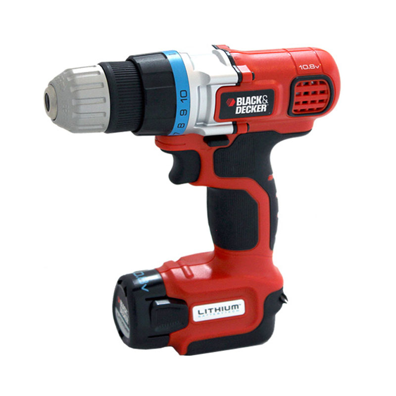 Black & Decker 10,8 V Li-Ion Akku Bohrschrauber EGBL108KB + 2. Akkus