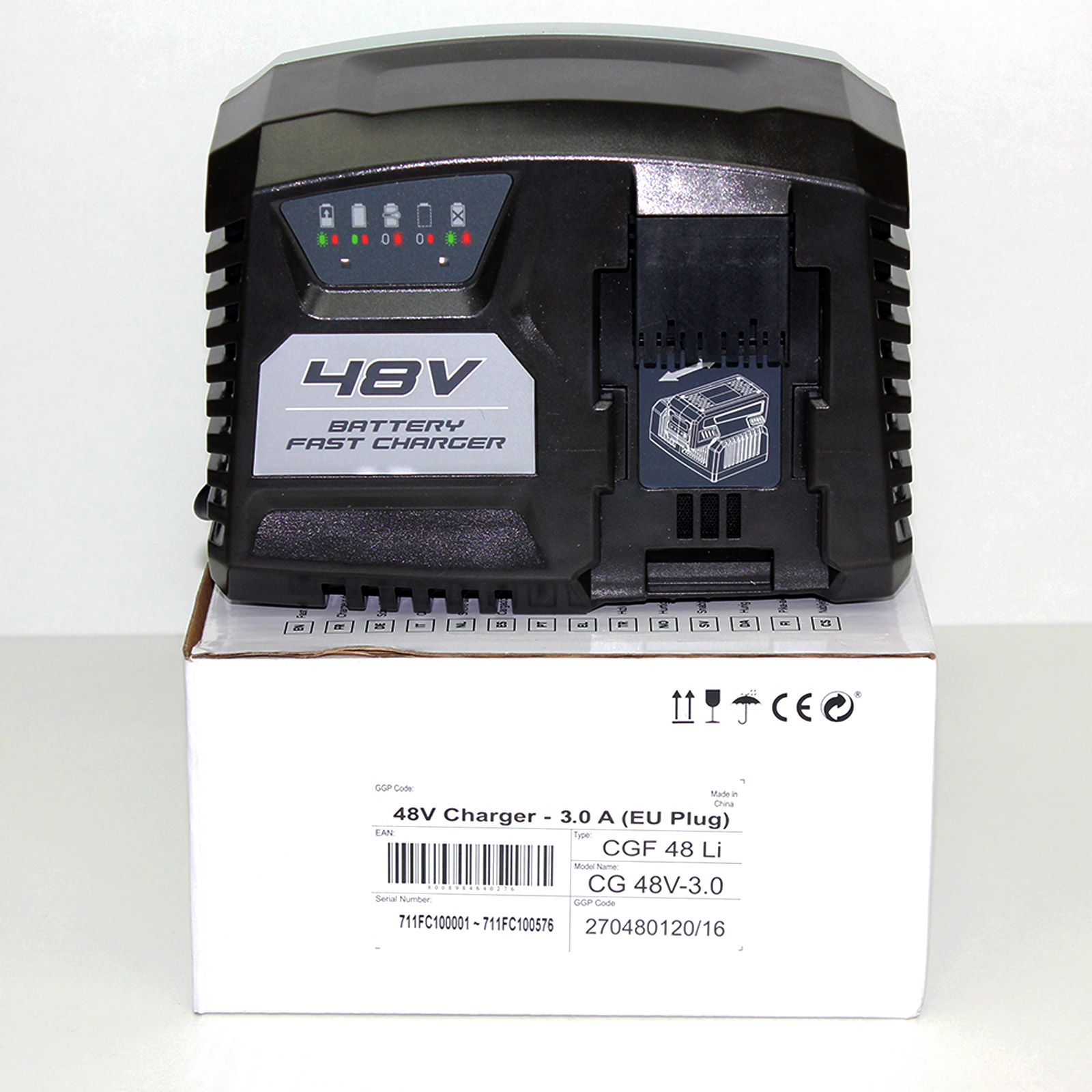 Alpina 48V Akku Schnell-Ladegrät - CG 48V-3.0 - 270480120/16